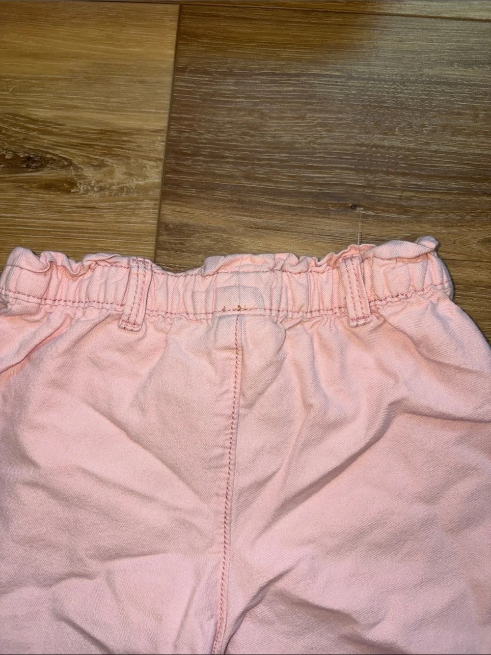 OshKosh B'gosh Light Pink Ruffle-Waist Jogger Pants